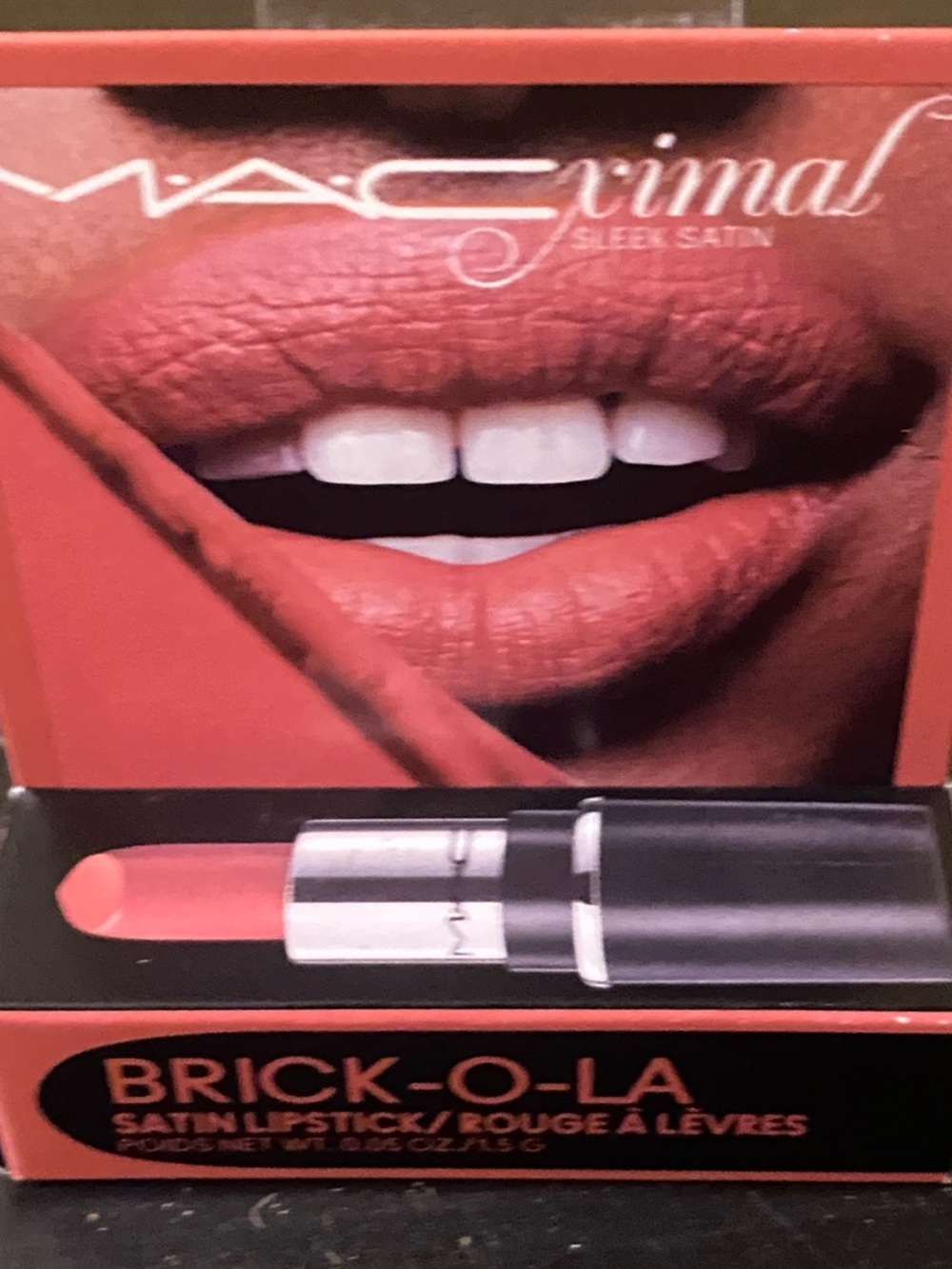 MAC Cosmetics Satin Lipstick - Brick-O-La (Warm Brick Red)